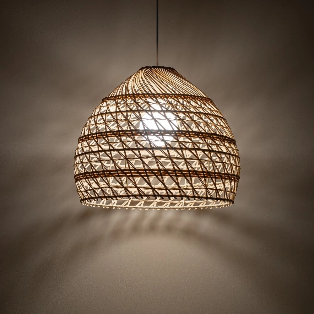 Suspension en rotin Boho M Ø 43cm Lyora 5903139111515