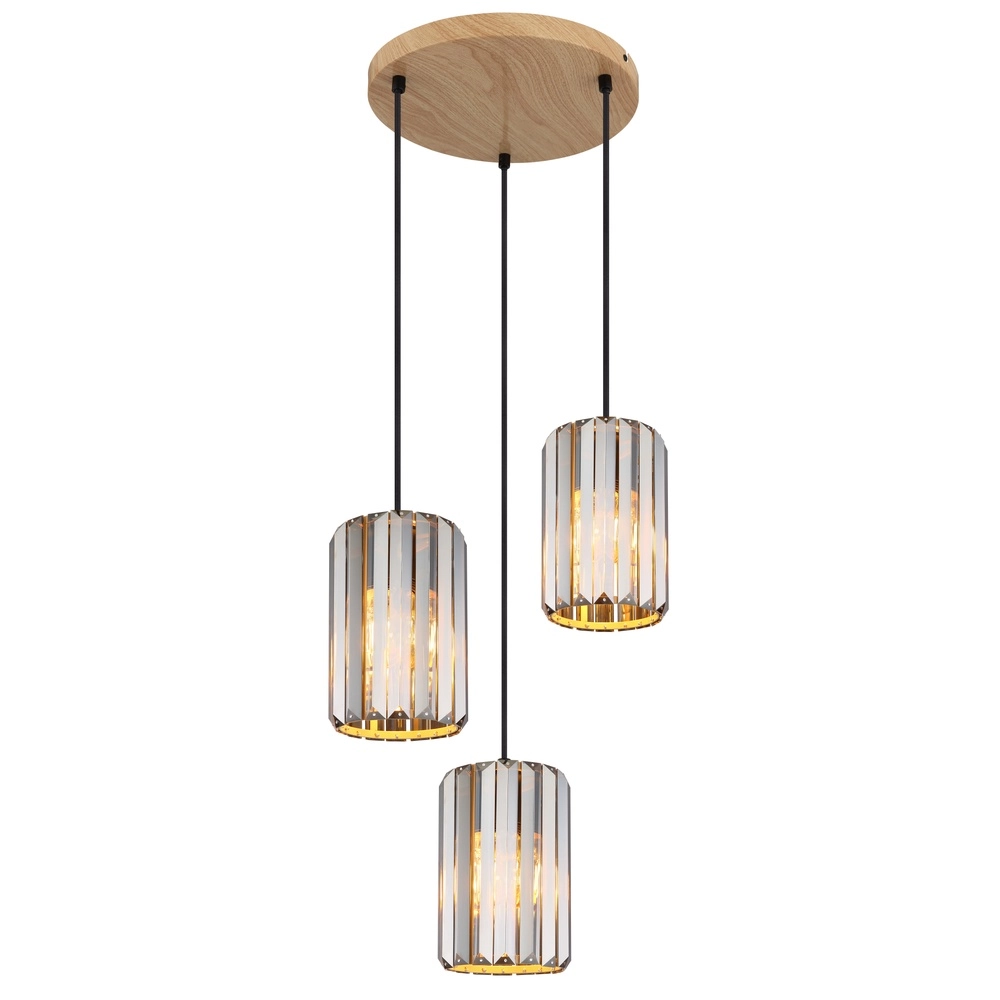 Lampe suspendue Run Round à 3 lumières