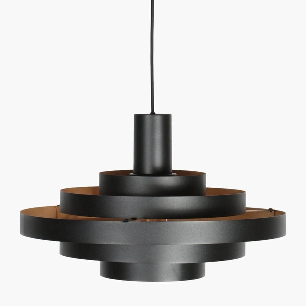 Suspension design Halo Cirque noir Ø 50cm Steinhauer 8712746178333