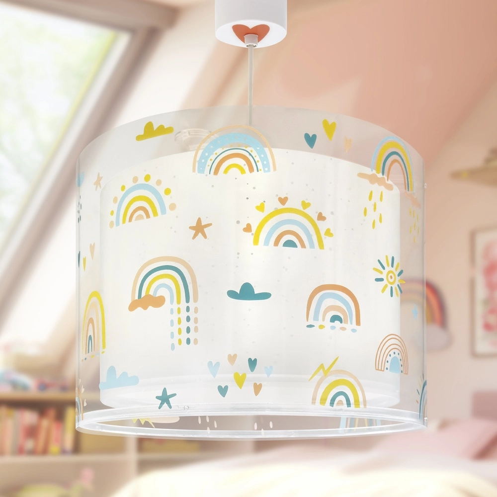 Suspension Rainbow rose pour chambre d’enfant Dalber 8420406411927