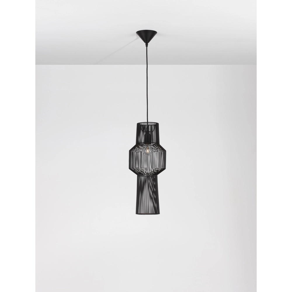 Suspension Bohème Bredo Ø 21cm noir Lyora 5212017438904