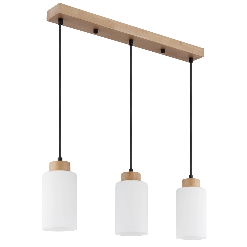 Lampe suspendue Rowena Bois 3-léger Globo 9007371580248