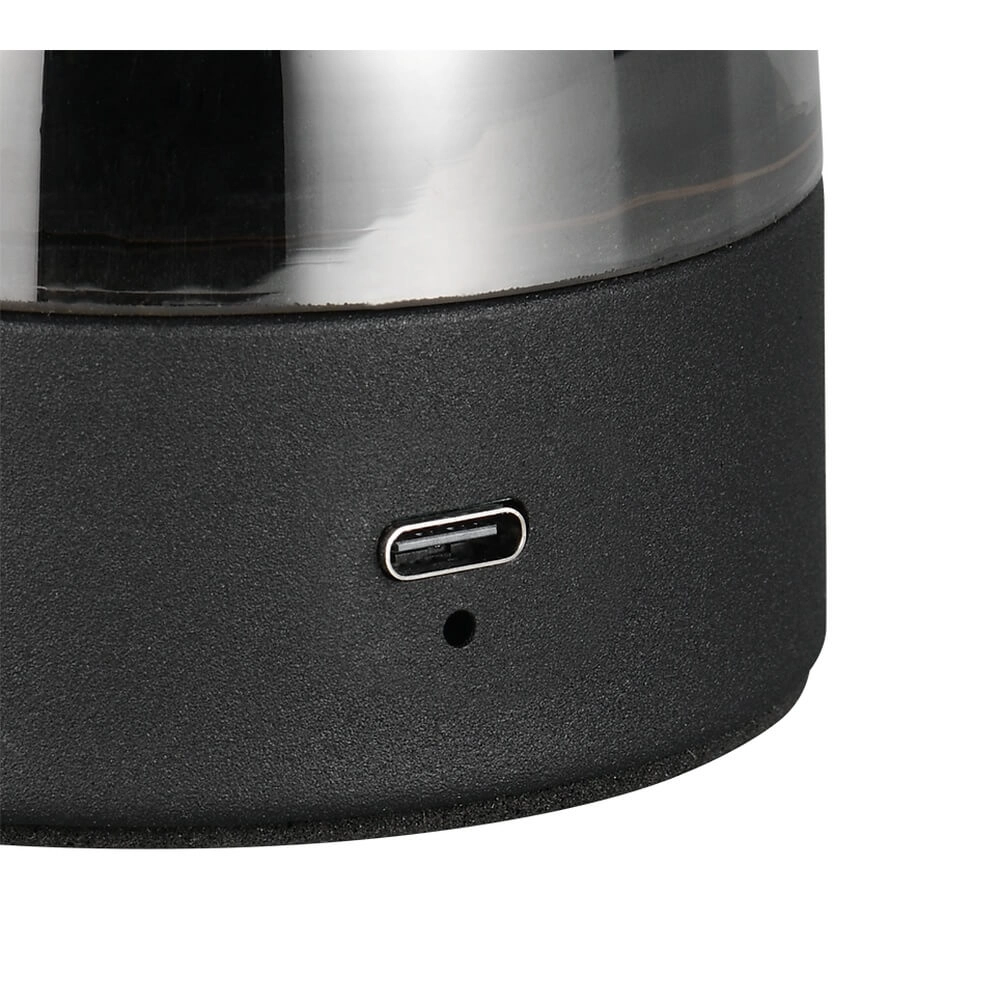 Lampe de table Dooley Rechargeable avec verre fumé Trio 4017807643206