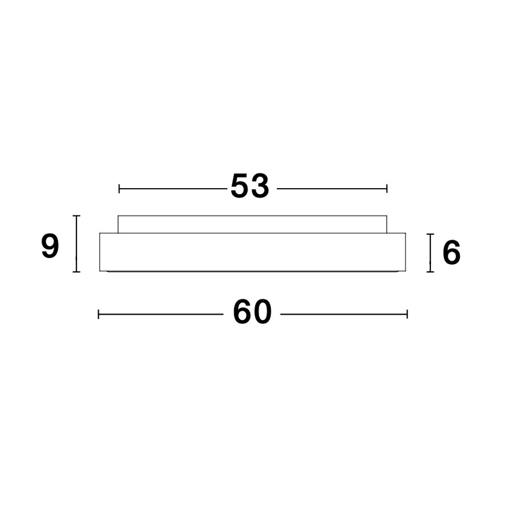 Plafonnier Rando Thin marron café Ø 60cm Lyora 5212017420121