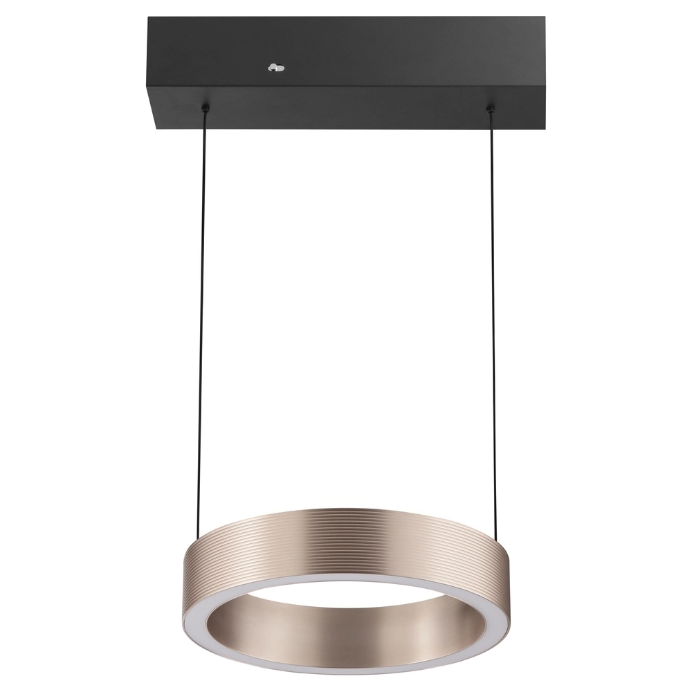 Lampe pendante de conception Axion Noir avec brun Brilliant 4004353477188