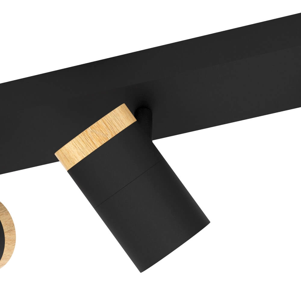 Spot en saillie noir Cartagena Stars of Light 9002759396480