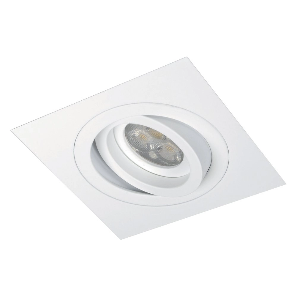 Spot de plafond Di Moda Square blanc orientable