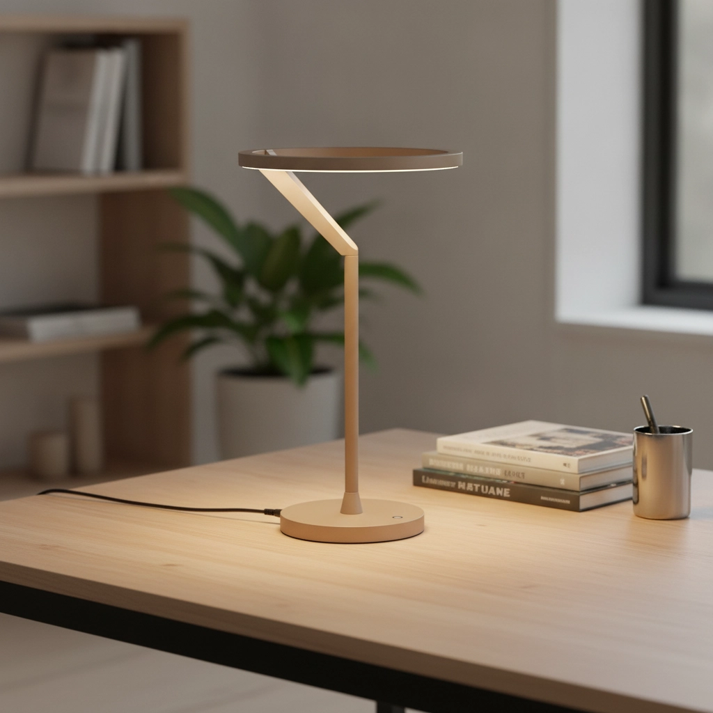 Lampe de table design Tilia Brun moka