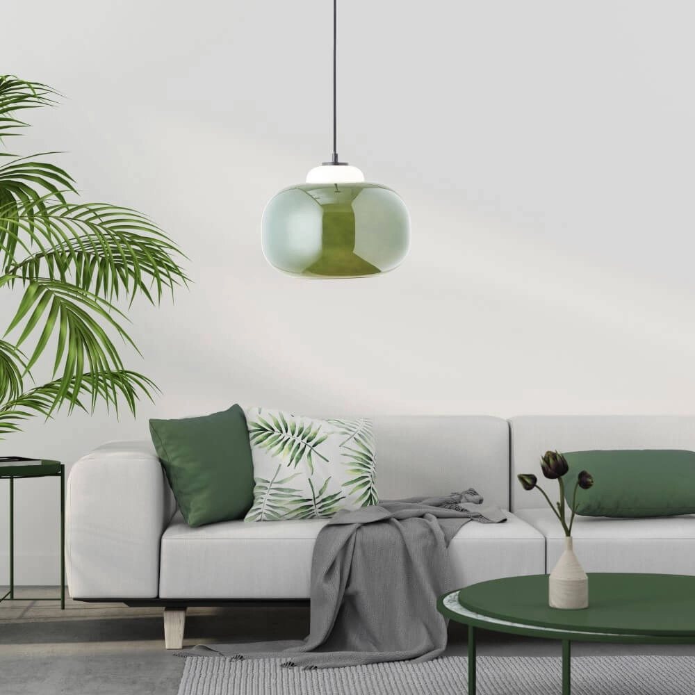 Lampe suspendue Blop vert Brilliant 4004353413339