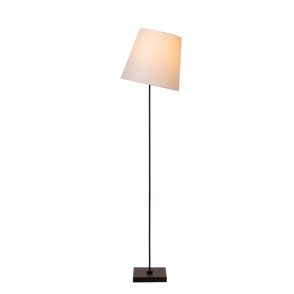 Lampe de pied Pendio Noir avec capuche blanche Lucide 5411212194084