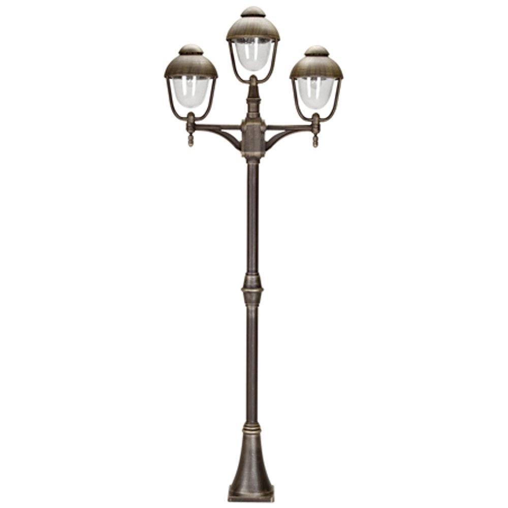 Lampe d'extérieur 3 lumières Jardi 228 cm - bronze