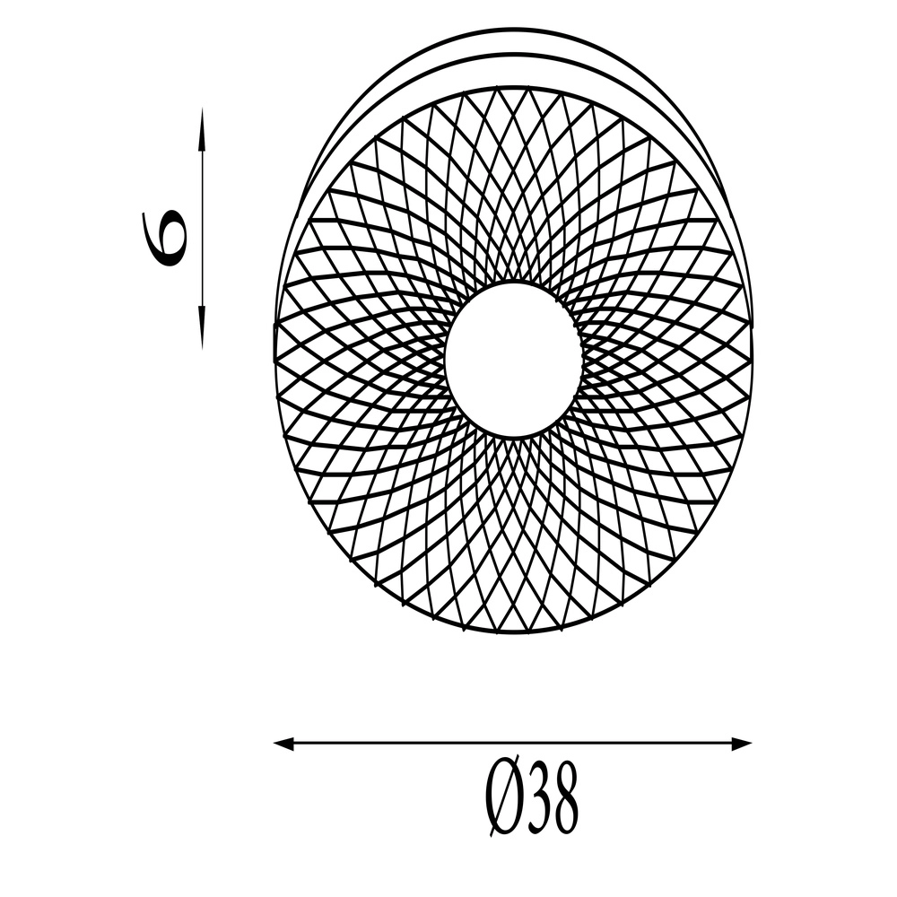 Plafonnier Halolux Chrome et blanc Searchlight 5053423300030