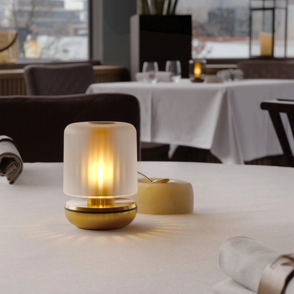 Lampe de table rechargeable Firefly bronze dépoli Humble 6097522143159