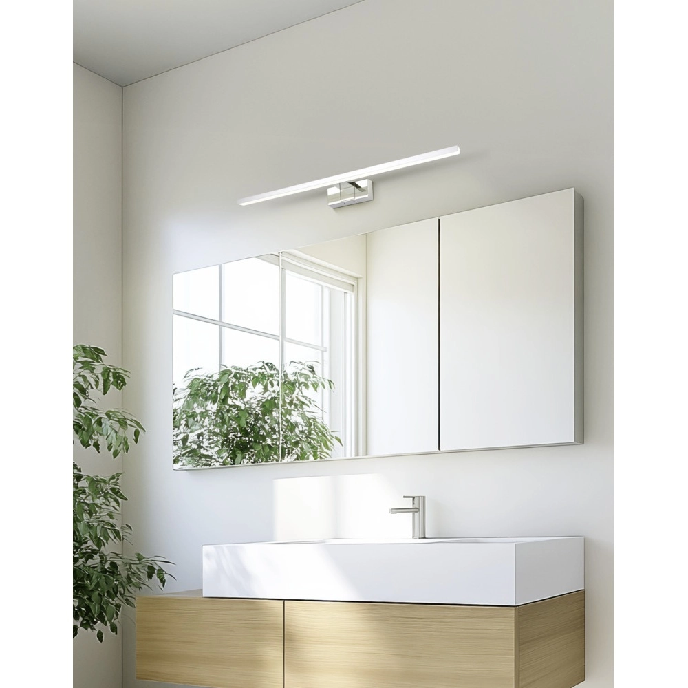 Lampe miroir Conettilla chrome 60cm Eglo 9008606356737