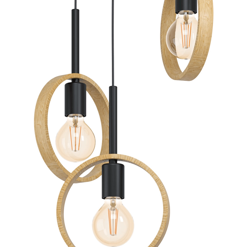 Lampe suspendue Vide Ipsden 3 lumières Eglo 9002759435516