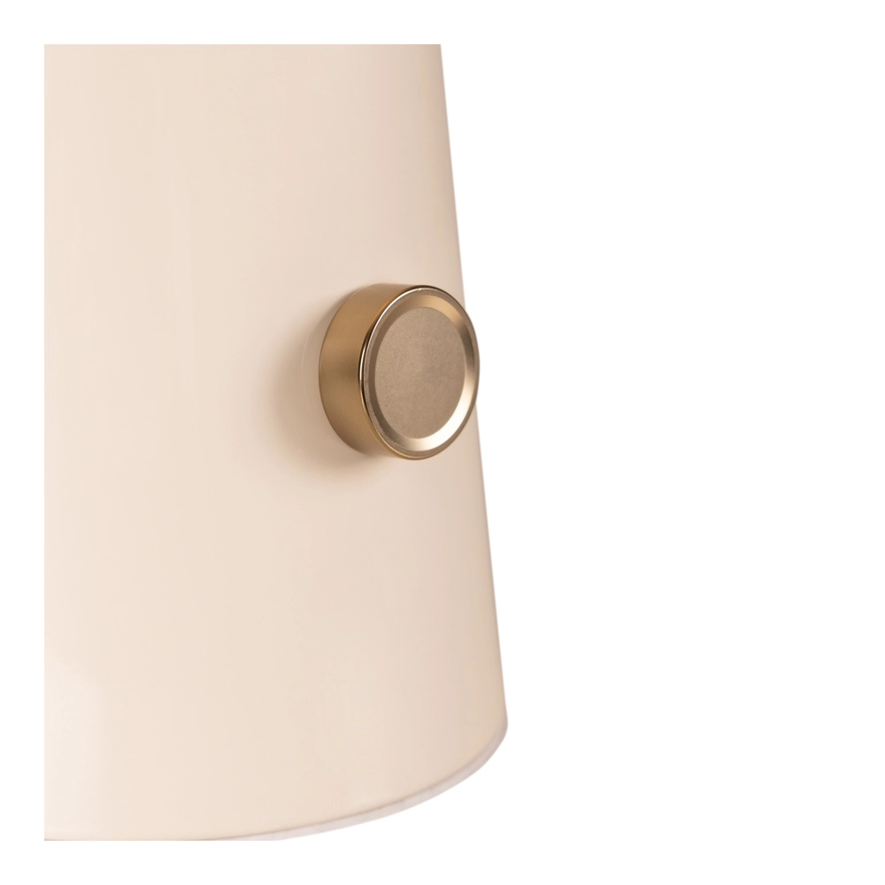 Lampe de table Barone Crème 38cm Lucide Vibes 5411212650108