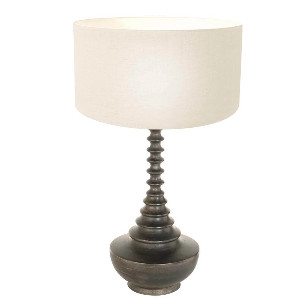 Lampe de table unique Bois avec capuchon blanc Steinhauer 8712746172591