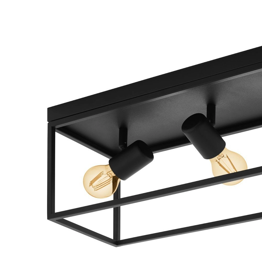 Plafonnier noir Silentina Eglo 9002759983338