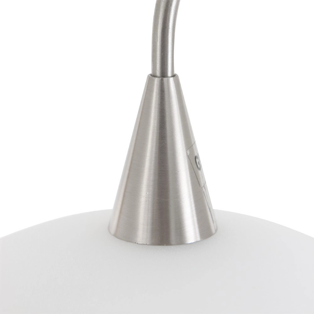 Lampe de lecture Tallerken Gris métallisé à 3 lumières Steinhauer 8712746132045