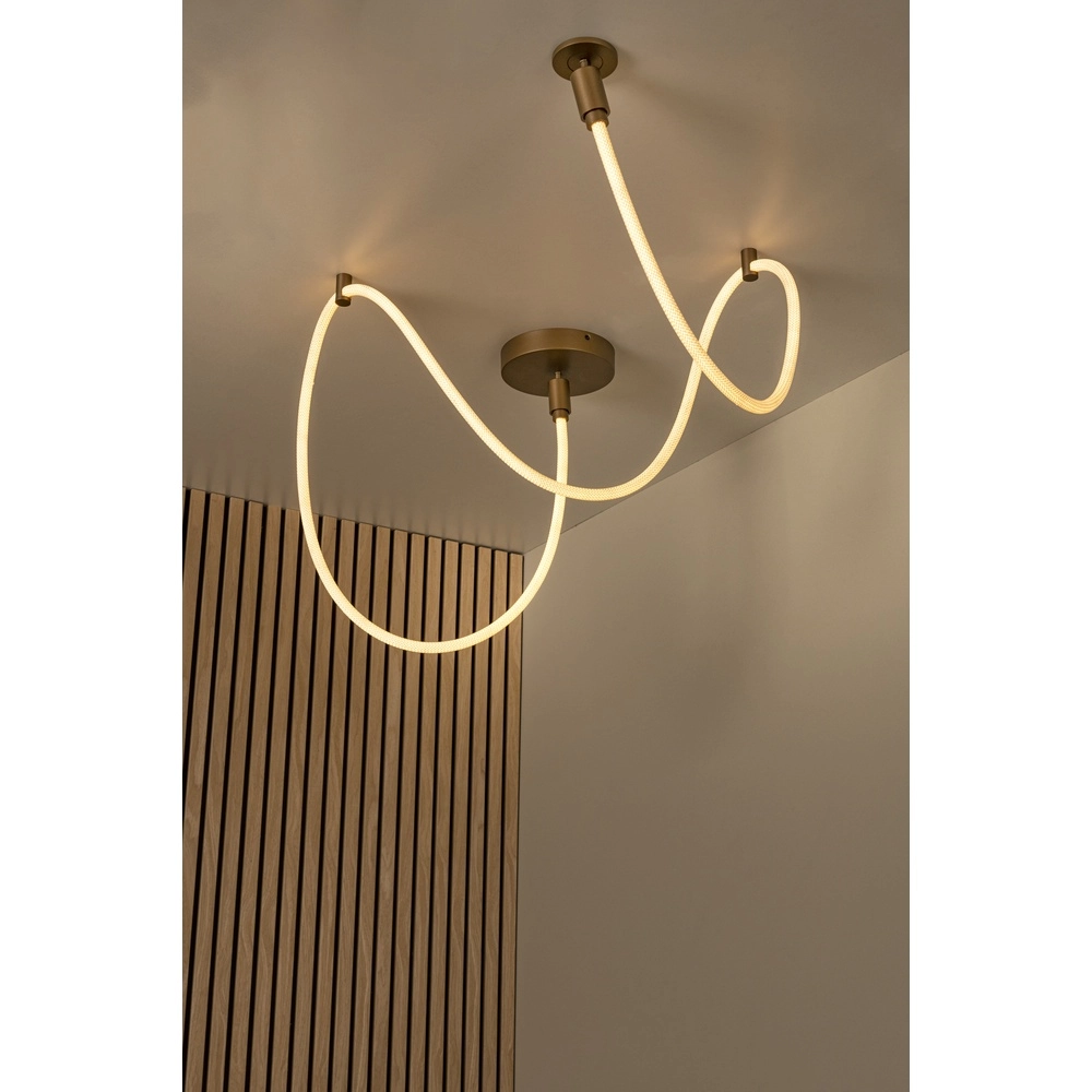 Lampe de plafond unique Janderin Champagne de 300 cm Lucide Vibes 5411212242075