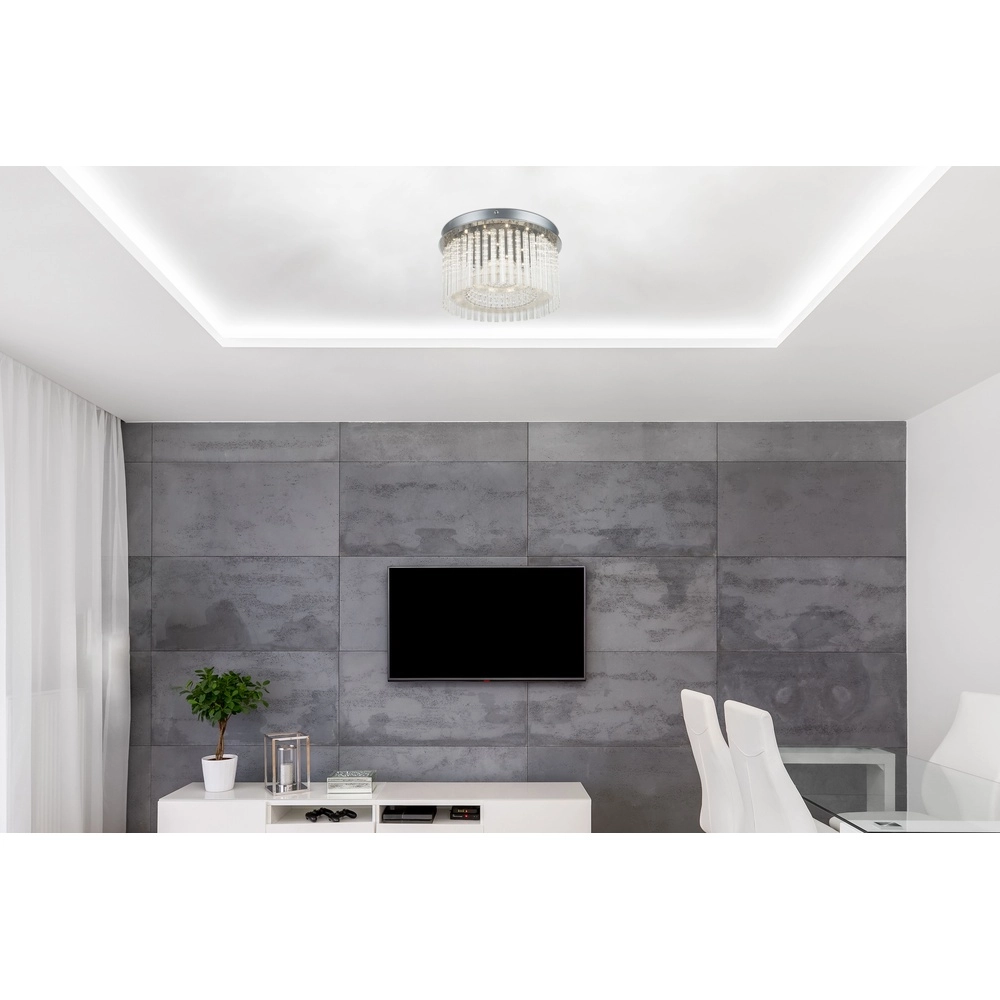 Lampe de plafond Joyce Chrome Globo 9007371316489