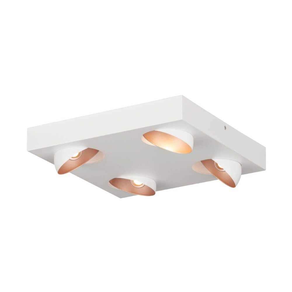 Plafonnier carré Ronzano blanc Stars of Light 9002759393779