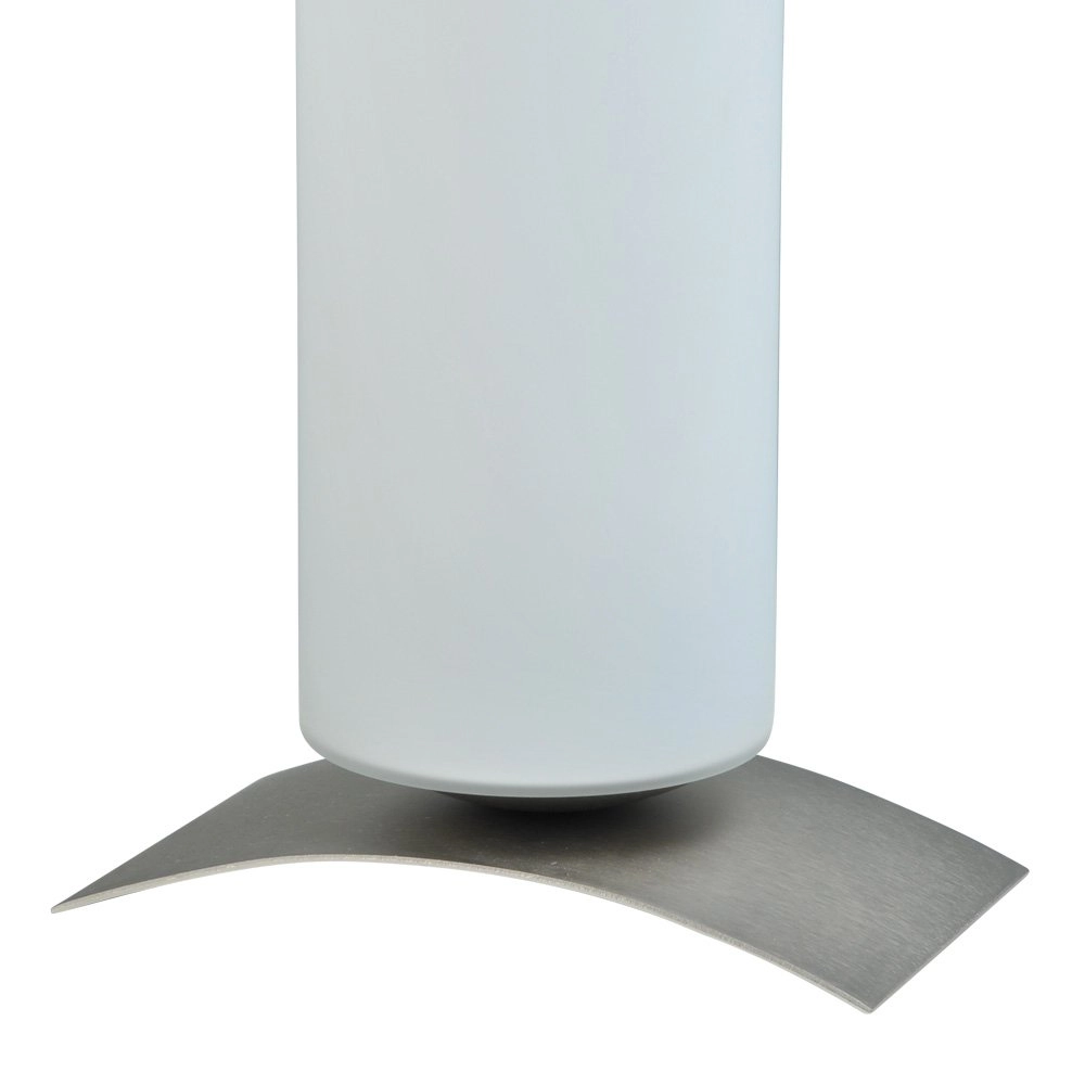 Lampe de table Oblica Round 29cm gris métallisé Masterlight 8718121013213