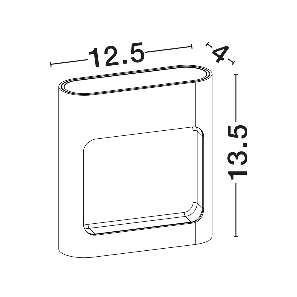 Applique murale blanche Tall De haut en bas Lyora 5212017460752