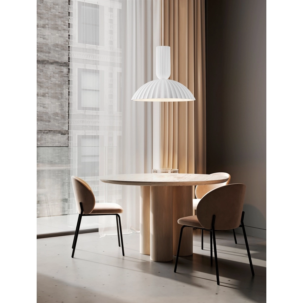 Suspension Ammos plâtre blanc Lyora 5212017469014