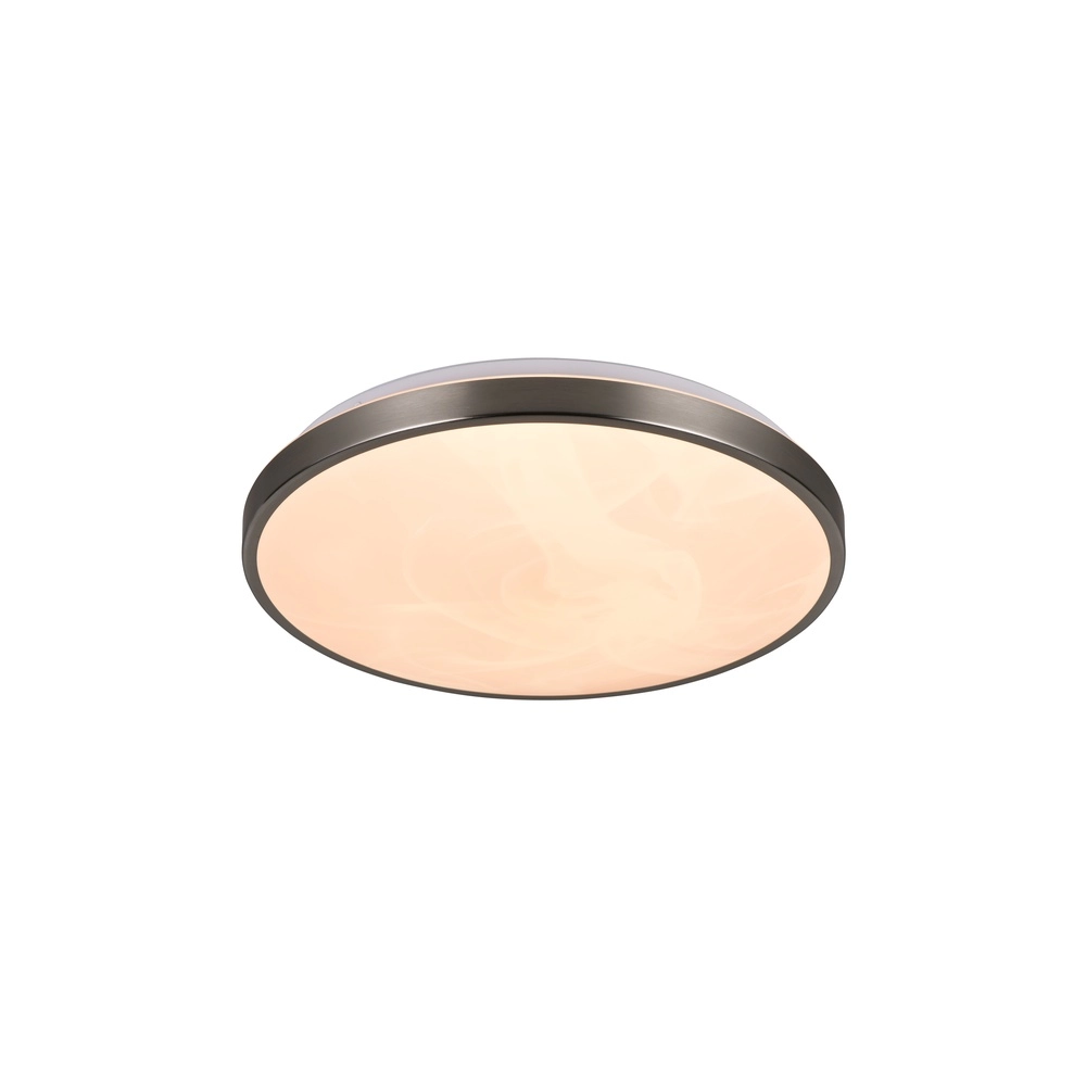 Éclairage de plafond Fena nickel