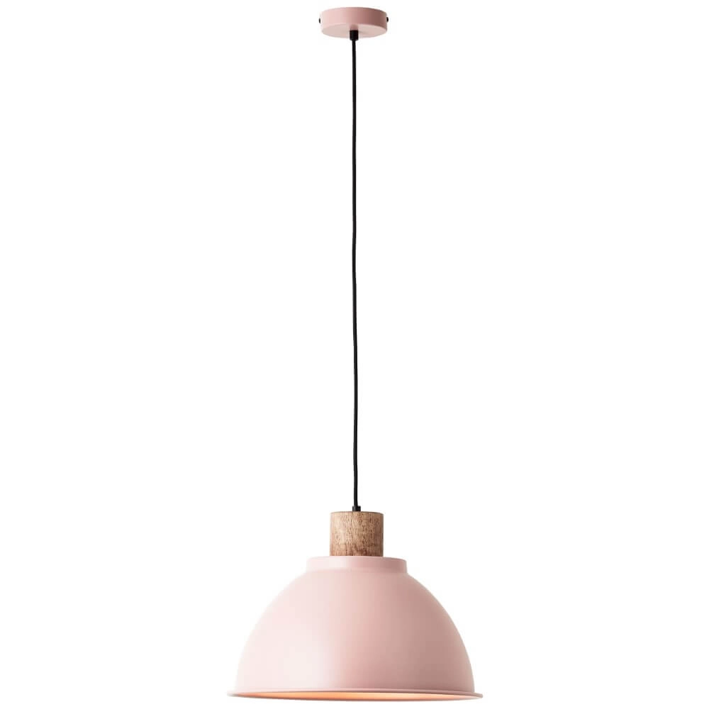 Lampe suspendue Erena Ø 38cm rose Brilliant 4004353413032