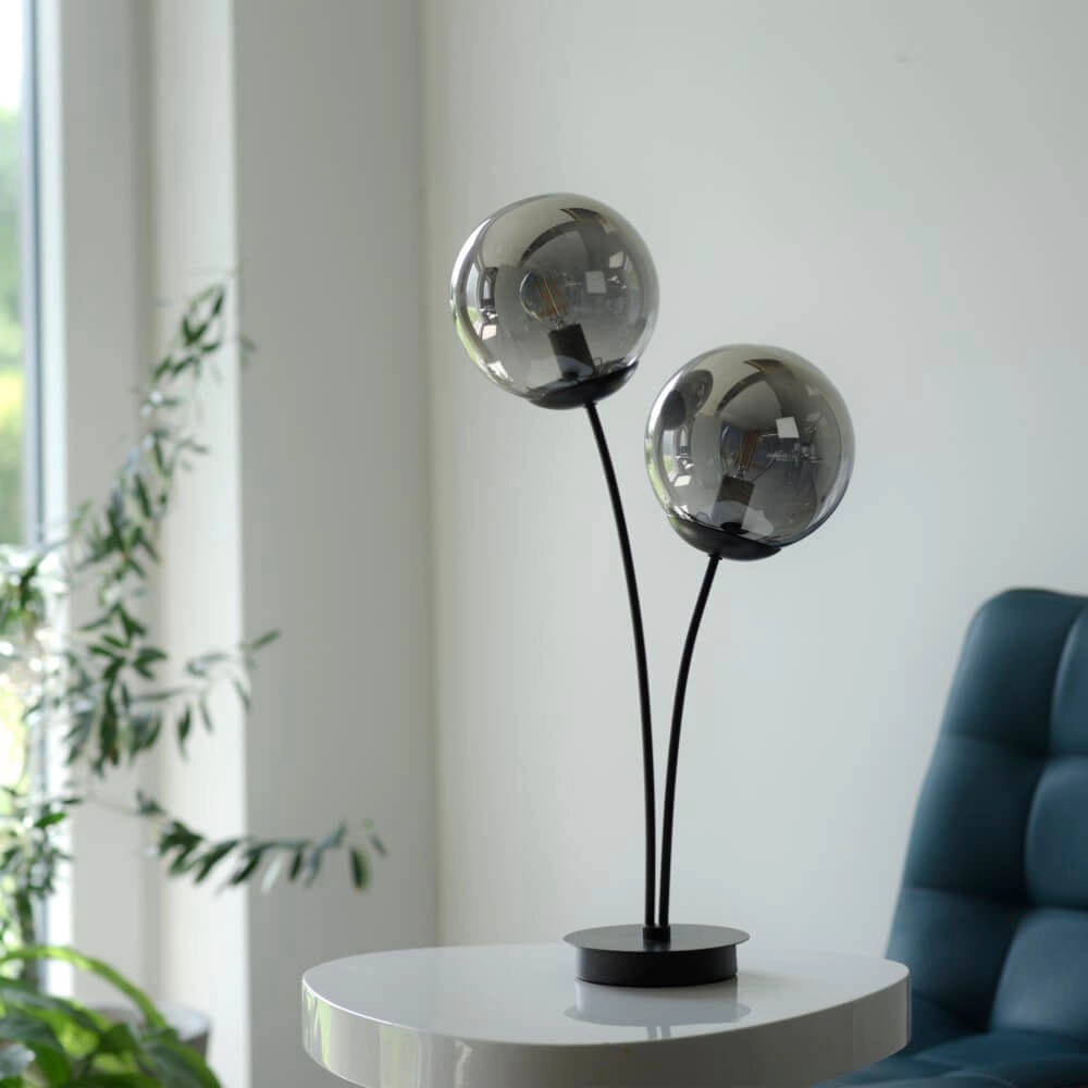 Lampe de table Big Widow noir Just Light 4043689988401