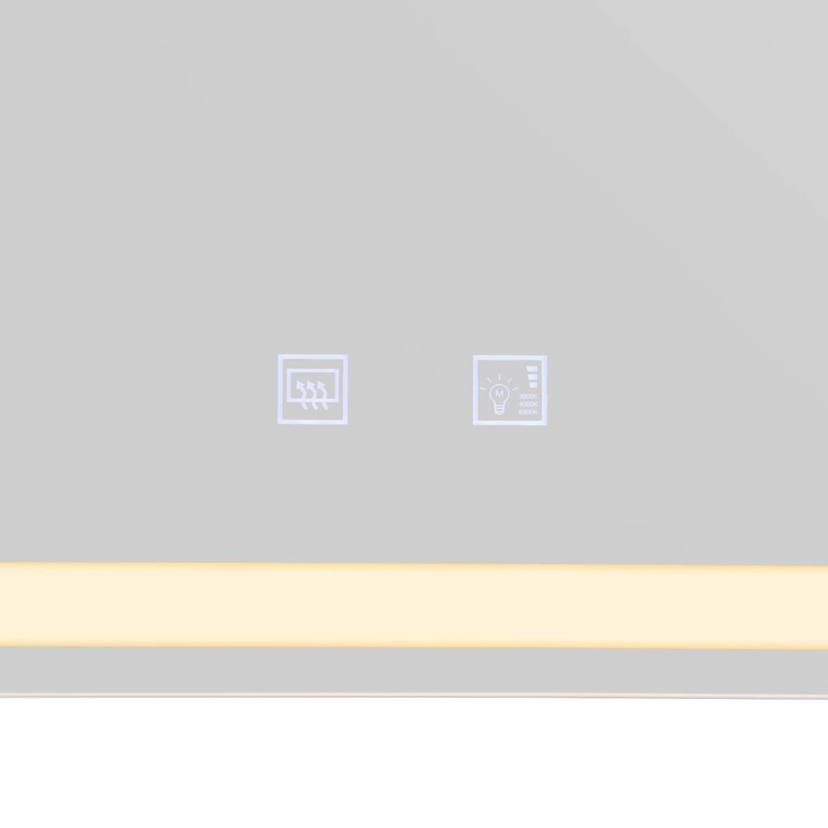 Lampe miroir LED Trukko Square 60x80cm chromé SLV 4024163248808