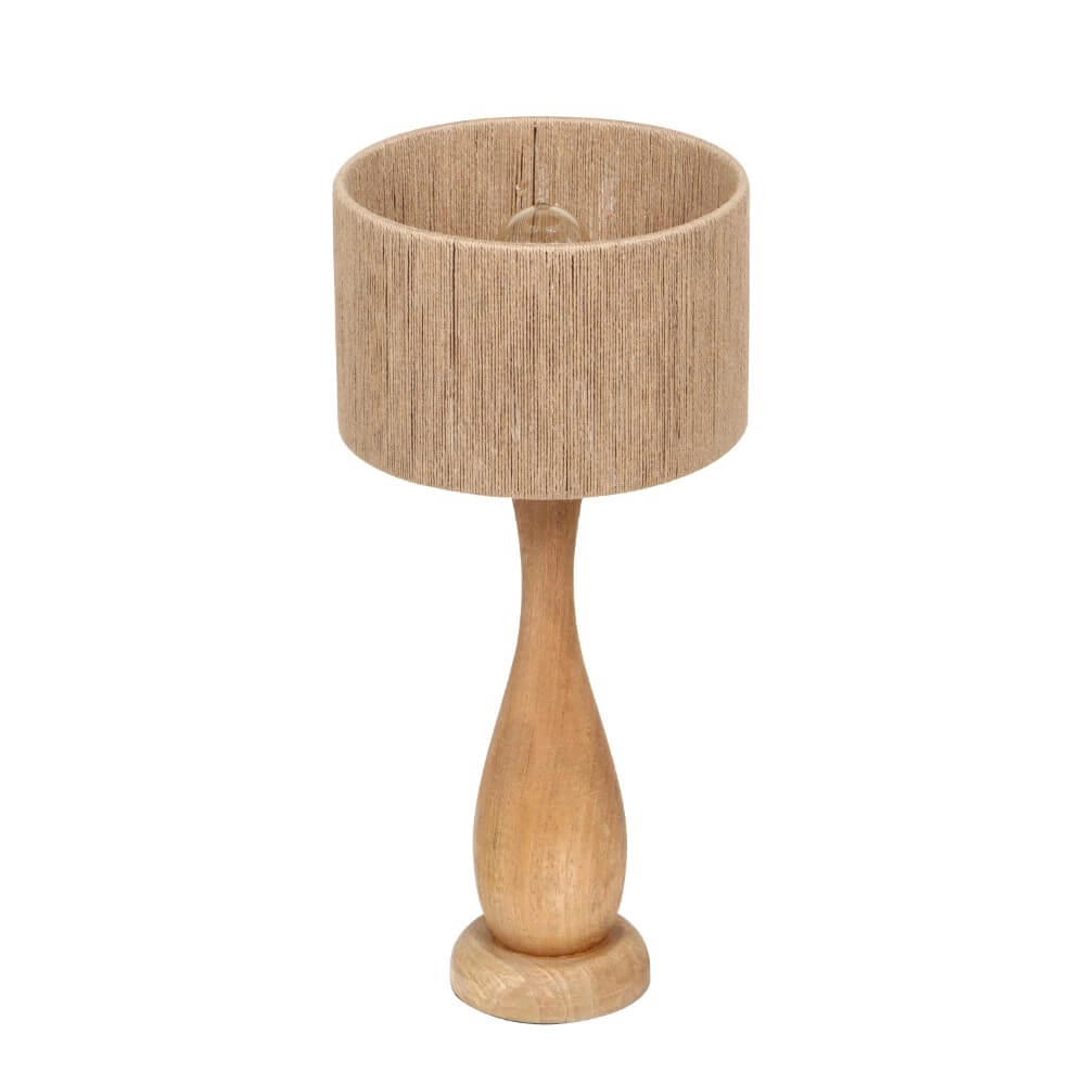 Lampe de table en corde Toba 54 cm Trio 4017807617702