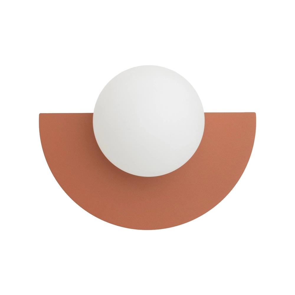 Demi-lampe murale Saturn Terre cuite