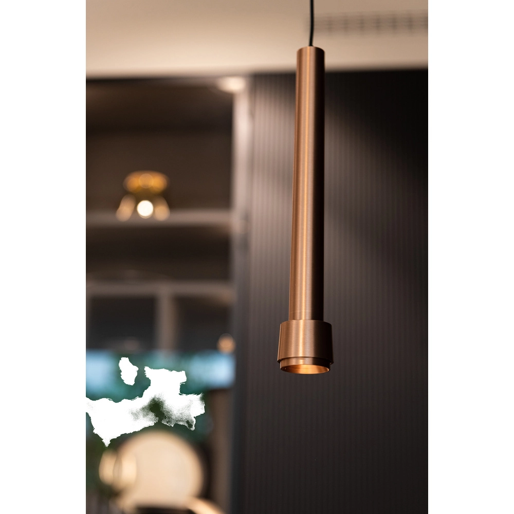 Lumière suspendue monophasée pour rail Linial Tubiz Champagne Premium by Lucide 5411212552761