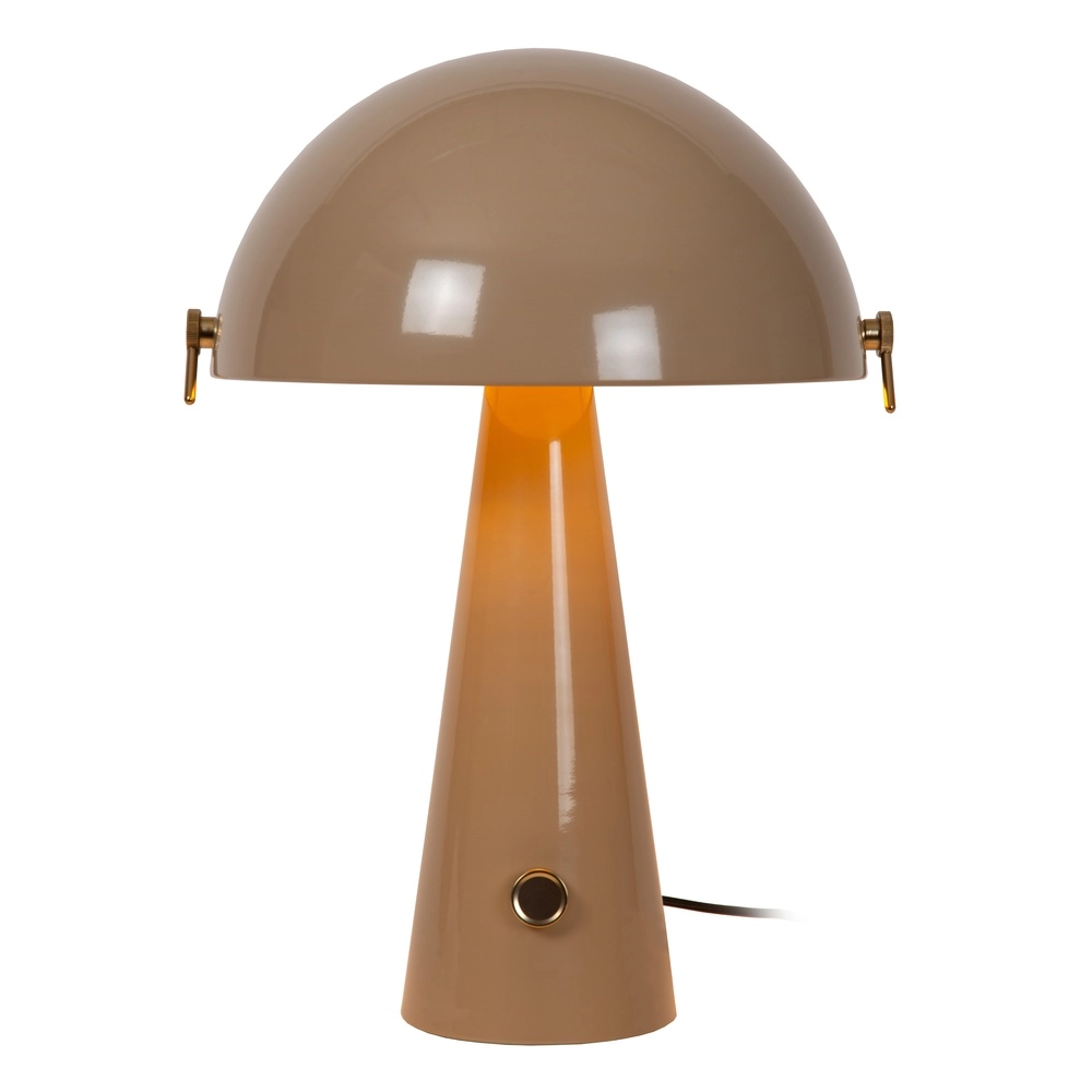 Lampe de table Barone taupe Ø 38cm Lucide Vibes 5411212650115