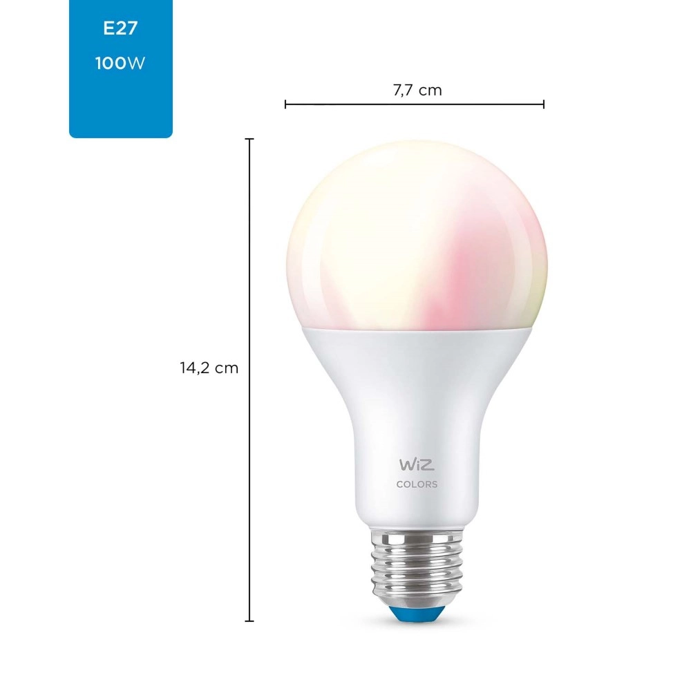 Source de lumière 13W - E27 - Led 2200-6500K WiZ 8718699786199