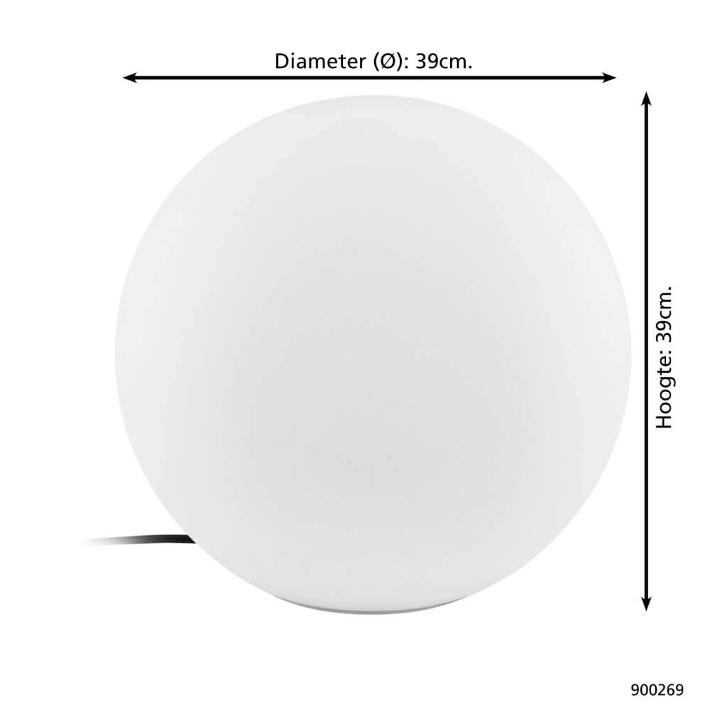 Lampe globe Zigbee Monterolo-Z Ø 39 cm Eglo 9008606232543