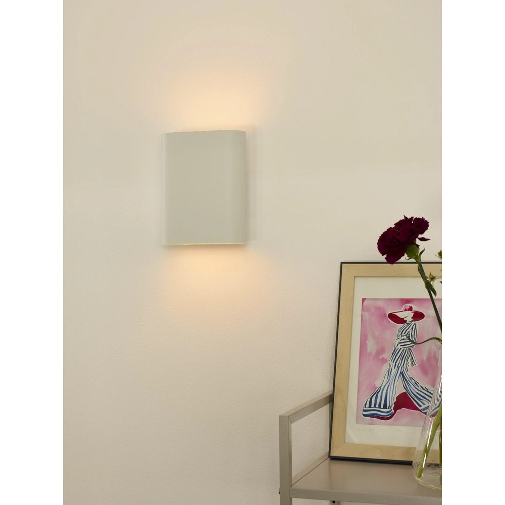 Emplacement mural de conception Ovalis Blanc