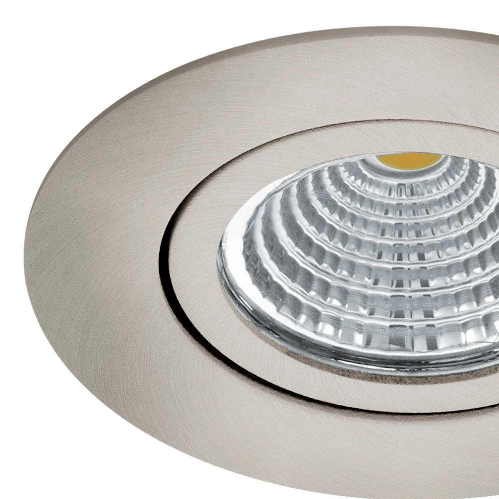Spot LED réglable Saliceto rond - 6w - 4000K nickel mat Eglo 9002759983079