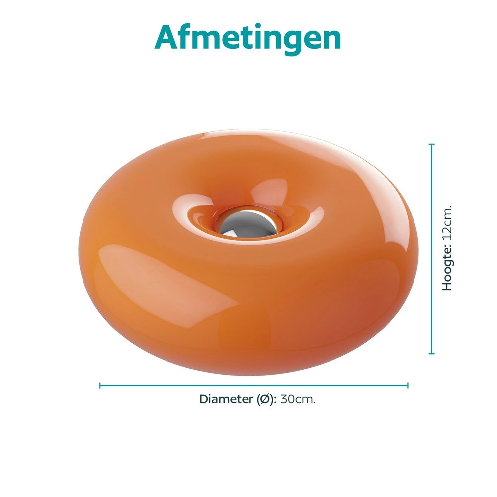 Lampe de table de conception Basile orange Eglo 9008606404827