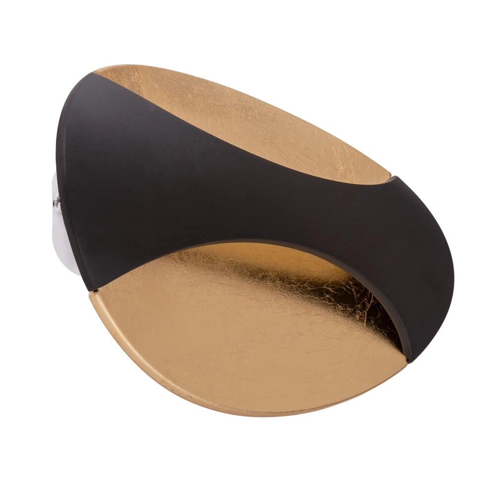 Applique murale design Alexandra noir avec or Globo 9007371395453