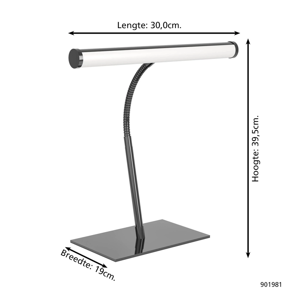 Lampe de bureau Riccione nickel mat Eglo 9008606357987