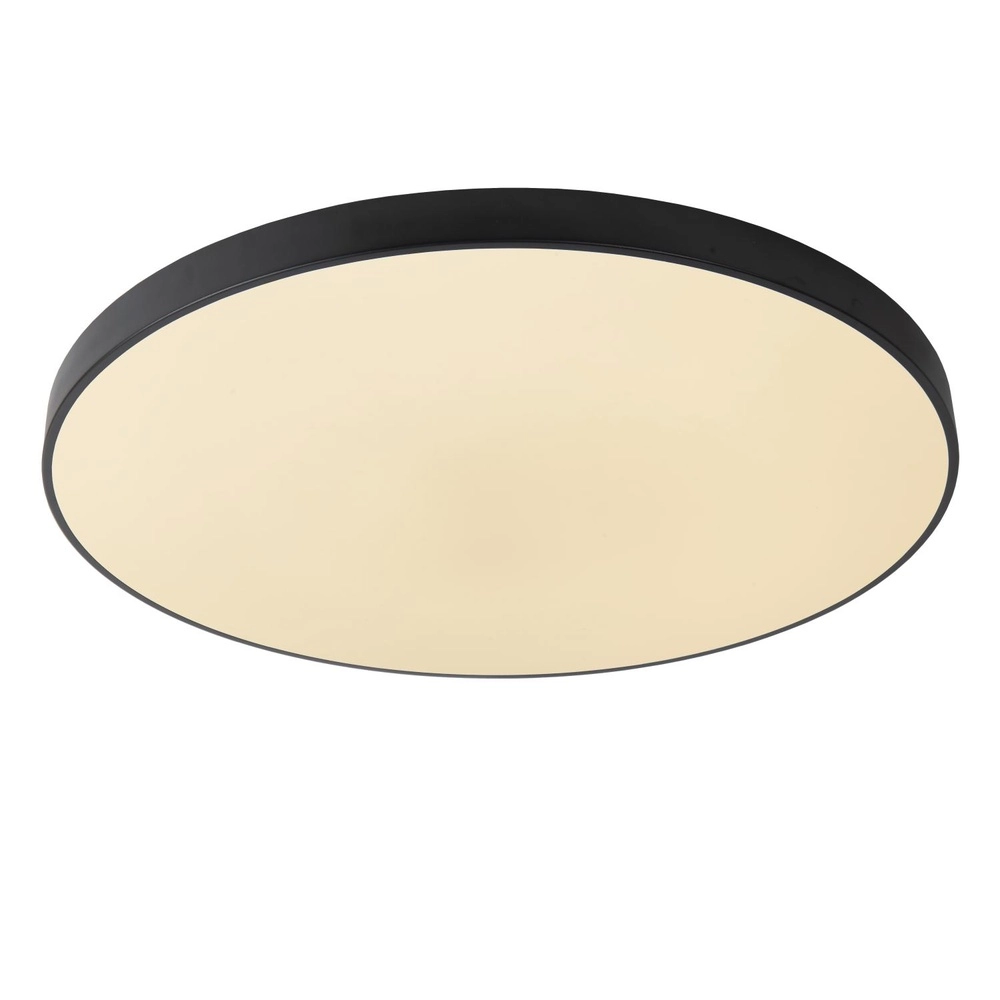 Éclairage de plafond Unar Ø 80cm - 2700K - noir Lucide 5411212791955