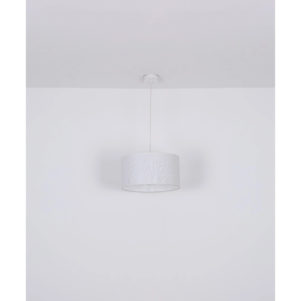 Lampe pendante blanche Pinni Ø 38cm noir Globo 9007371400256