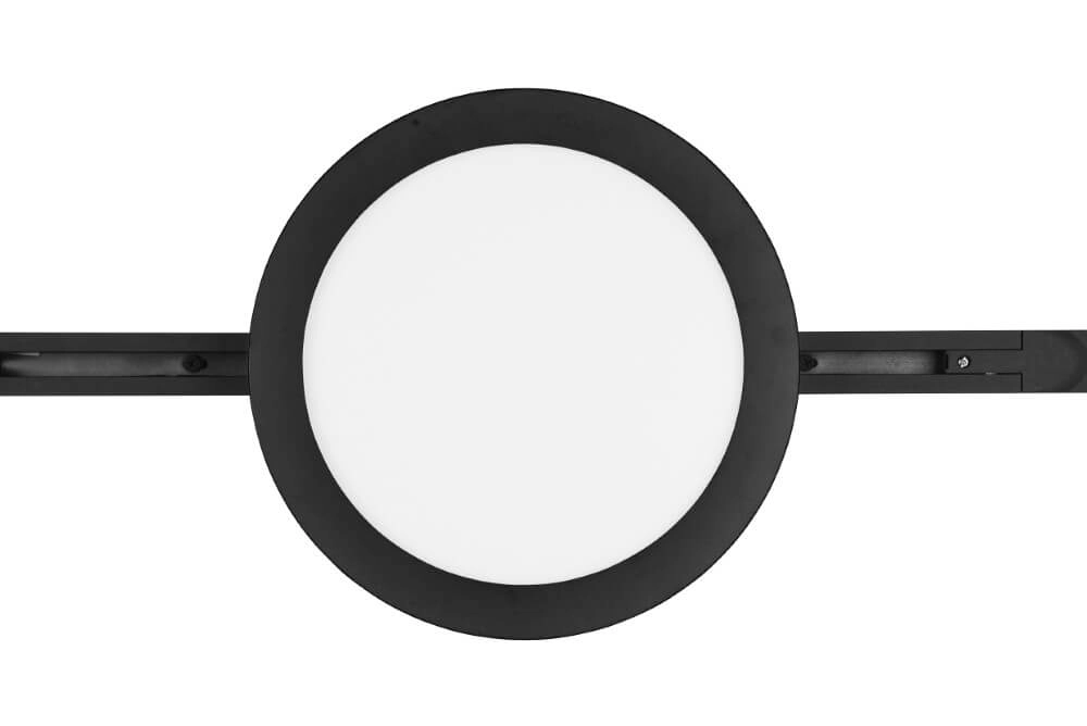 Lampe sur rail Camillus Biphasé 26cm - 3000K noir Trio 4017807506006