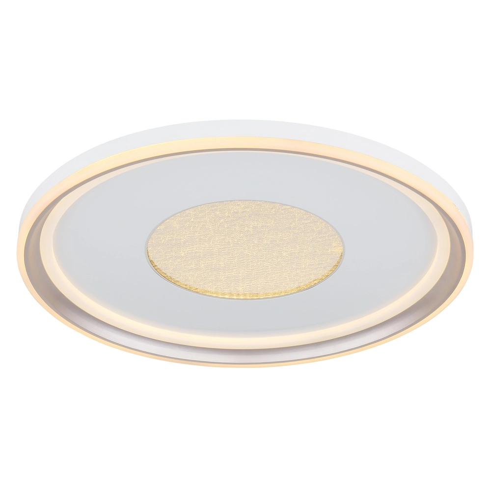Lampe de plafond Eila Ø 59cm blanc Globo 9007371572458