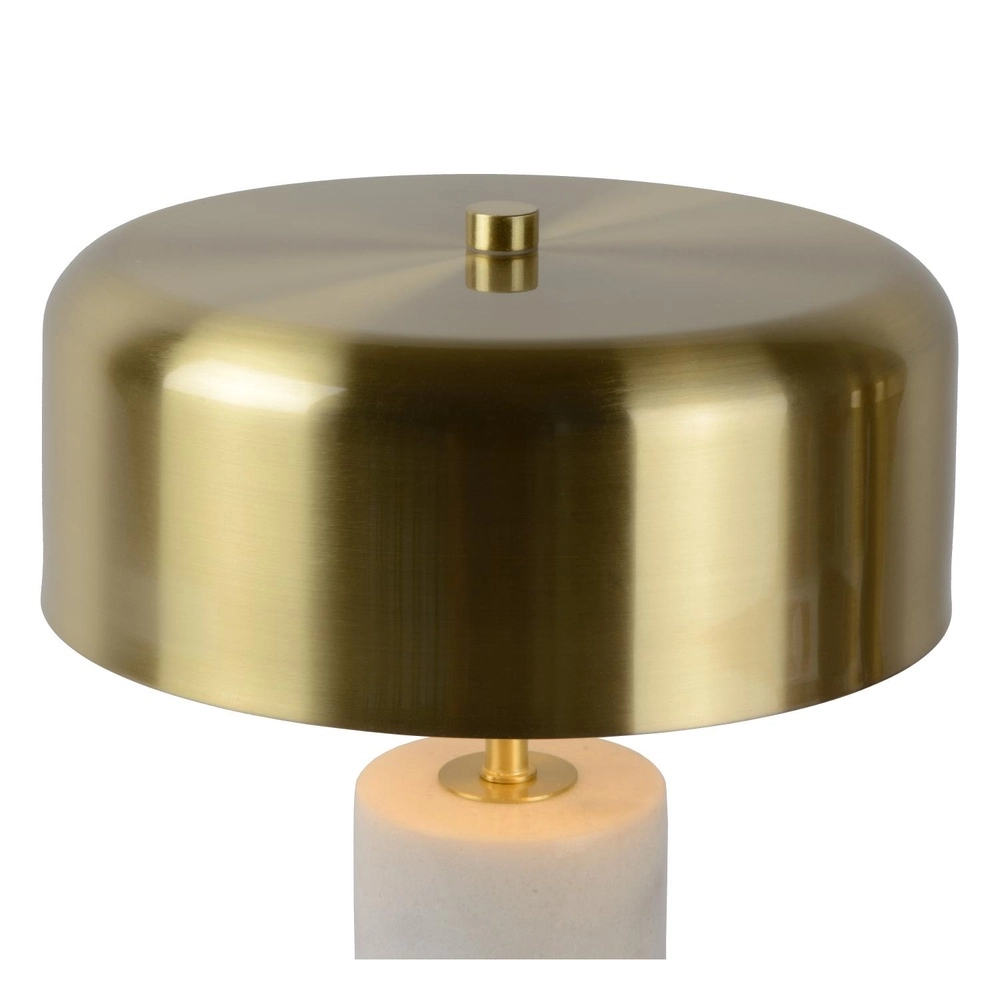 Lampe de table Mirasol blanc avec or Lucide 5411212343406