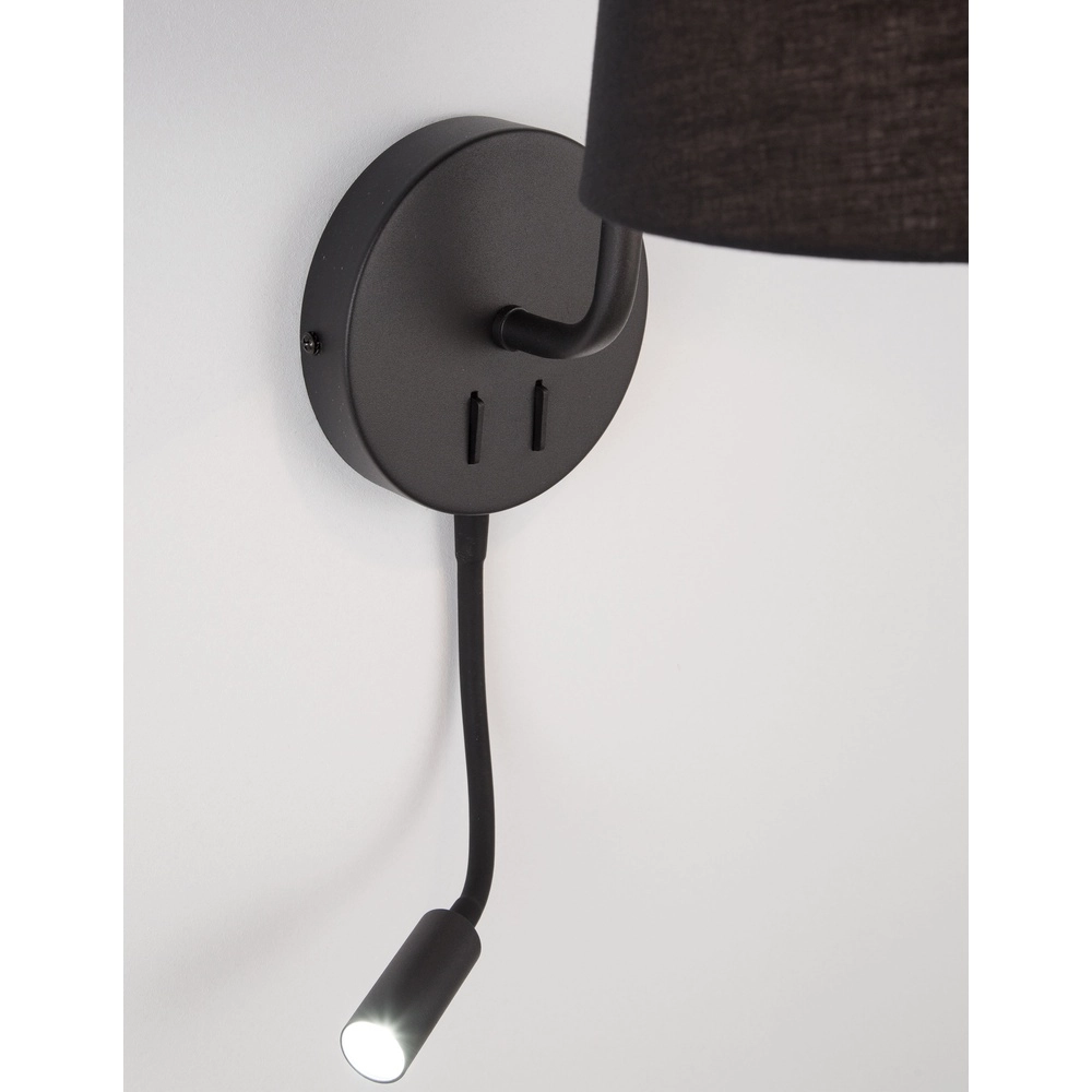 Lampe de chevet Sage noir Lyora 5212017424051
